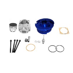 Kit 53cc 4 transferts axe 12mm Bleu (Type C), Pices Pocket Bike