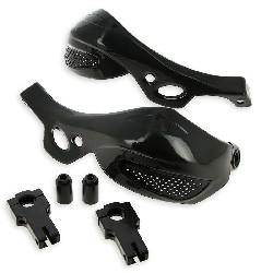 Kit Protection de main dirt bike noir