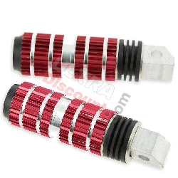 Cales pieds rouge Tuning pour Dirt bike type2