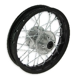 Jante dirt bike arrire Noire 12'' (type 1), Pieces Dirt Bike