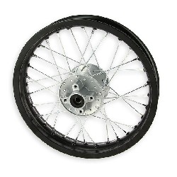 Jante dirt bike arrire Noire 14'' (type 1), Pieces Dirt Bike