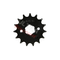 Pignon renforc de 15 dents pour dirt (428 : :20mm), Pieces Dirt Bike