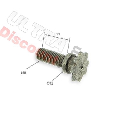 Pignon renforc 8 dts pas Amricain petit pas, Pieces Bike Nitro