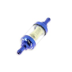 Filtre à essence démontable de HAUTE QUALITE (type 4 Bleu) pour Shineray 200 ST9