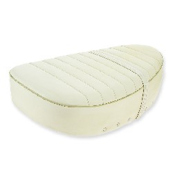 Selle Blanche ivoire pour Dax Skyteam 50cc  125cc (2,4L), Pices Dax Skymax