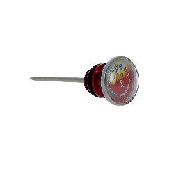 Jauge d'Huile ROUGE avec indicateur de temprature 125cc pour Dax Skyteam, Pices Dax Skymax