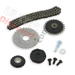 Kit chane de distribution 125cc pour Dax Skyteam, Pices Dax Skymax