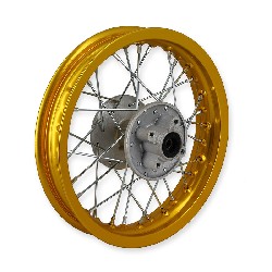 Jante dirt bike arrire 12 pouce Or (Type 1), Pieces Dirt Bike