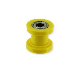 Roulette de tendeur de chaine pour Dirt Bike (Jaune), Pieces Dirt Bike