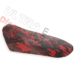 Selle pocket cross style camouflage rouge type1
