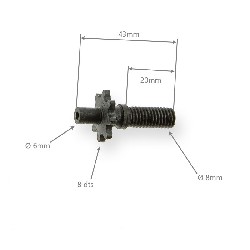 Pignon renforc de 8 dents  petit pas ( type B ), Pices Pocket Blata MT4