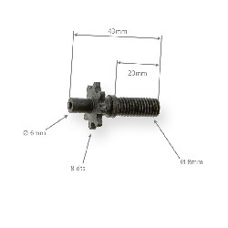 Pignon renforc de 8 dents  petit pas ( type B )