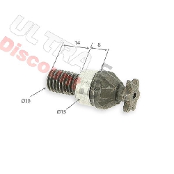 Pignon renforc 6 dts pas Amricain pour pocket quad petit pas, Pieces pocket quad