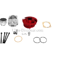 Kit 53cc 4 transferts axe 10mm Rouge (Type C), Pices Pocket Supermotard