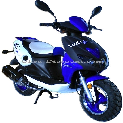 Scooter Viper R1 Bleu 50cc (moteur 4 temps)