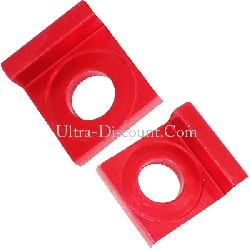 Tendeur de chaine carr Rouge, Pieces Dirt Bike