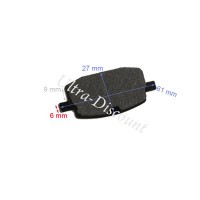 Plaquettes de frein avant pour PBR Skyteam 50cc  125cc (6-6A) photos 1