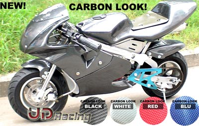 Carnage CARBONE Spciale Edition pour Pocket 47-49cc (Noir) images 2