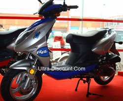 Scooters Chinois 125cc Bleu photos 3