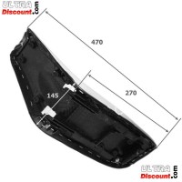 Carenage Noir adaptable sur Dirt bike CRZ + selle photos 3