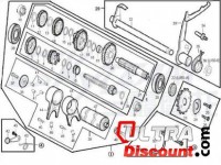 Vis pour barillet de selecteur de vitesse pour moteur 50cc pour PBR Skyteam images 2