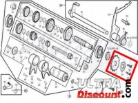 Pignon et fixations pour moteur 50cc pour Trex Skyteam images 2