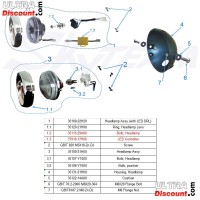 Phare avant LED pour Skyteam TREX 125cc Euro4 photos 1