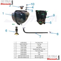 Tole de rservoir pour Skyteam T-Rex noir (Euro4 - Euro 5) photos 1