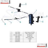Soupape de dcharge pour Trex Skyteam 125cc EURO 4 et Euro 5 photos 1