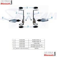 Support de phare droit pour Skyteam T-REX photos 1