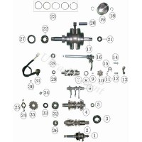 Joint spy slecteur de vitesse pour quad 250cc ST-9E images 2