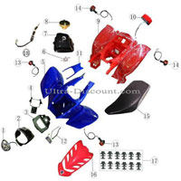 Bouchon de rservoir de Quad Shineray 200cc STIIE photos 1