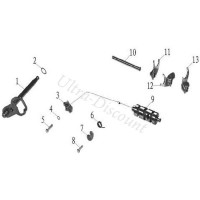 Ressort pour verrou de slecteur de vitesse Quad Shineray 250ST-9E photos 2